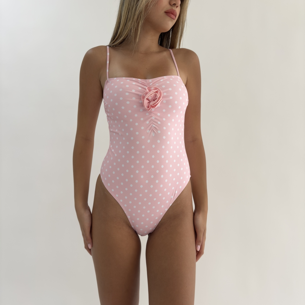 בגד ים שלם דגם "Candy Dot"