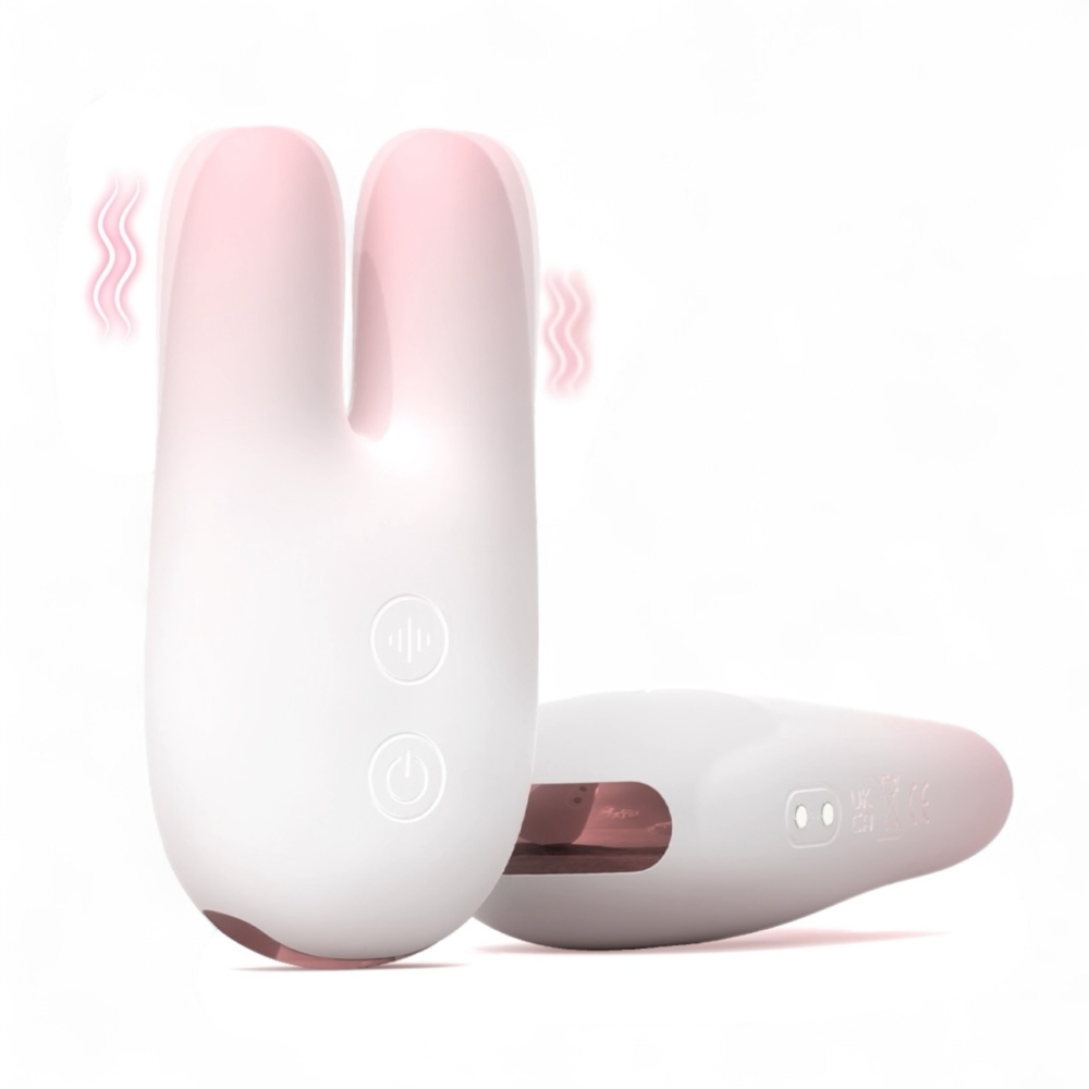Bunny Glow – ויברטור גירוי חיצוני בעיצוב זוג אוזניים רוטטות