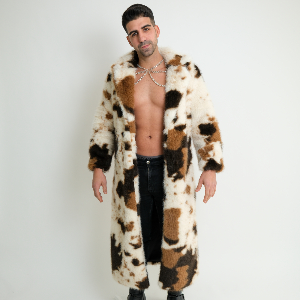מעיל פרווה דגם "Urban Wild Fur Coat"