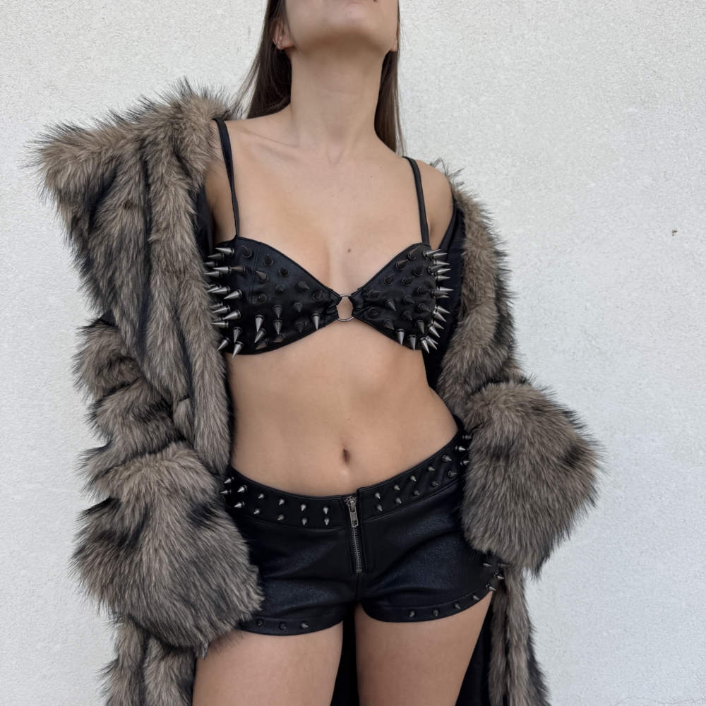 Spike Rebel Bra- חזיית ניטים