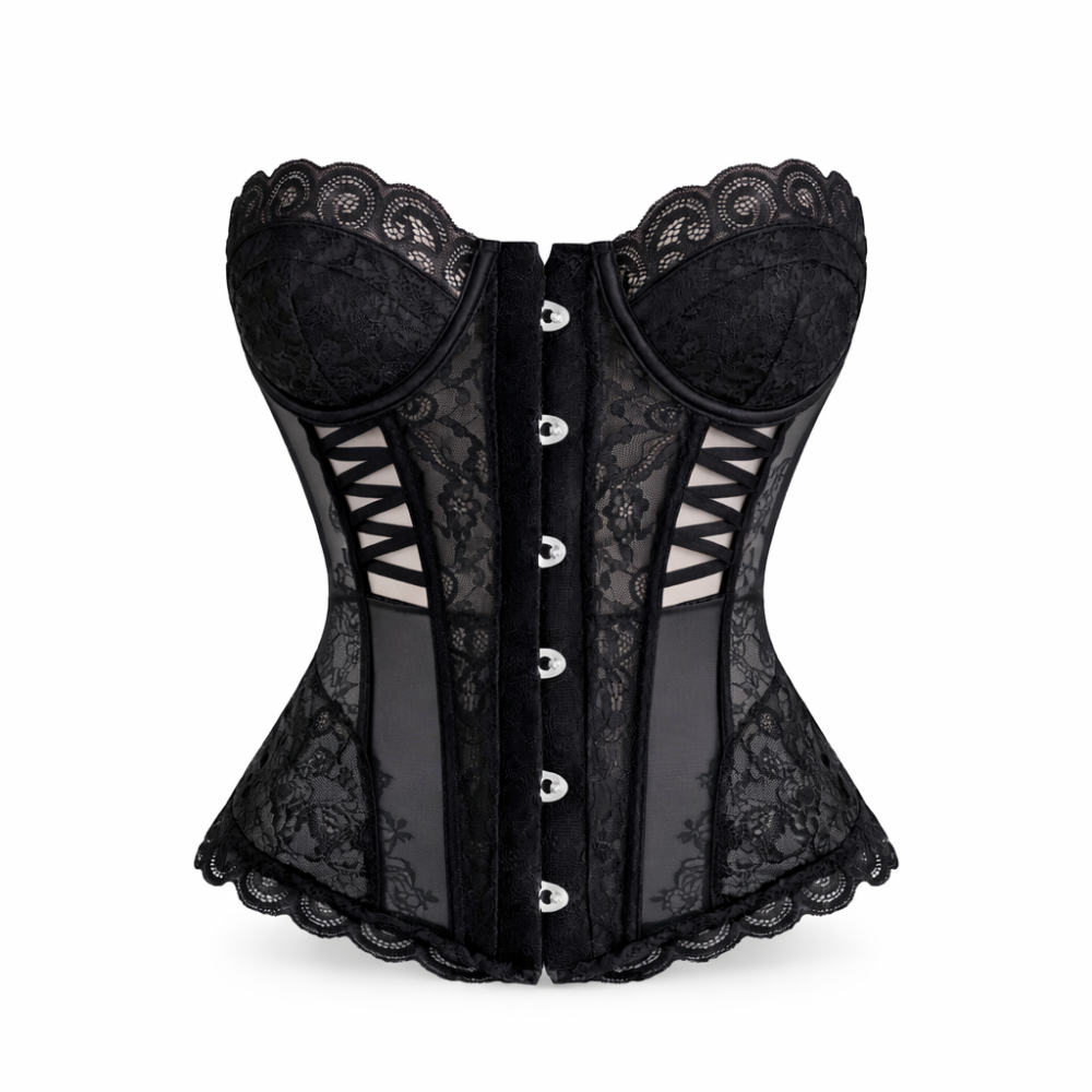 Luna Noir Corset- מחוך תחרה
