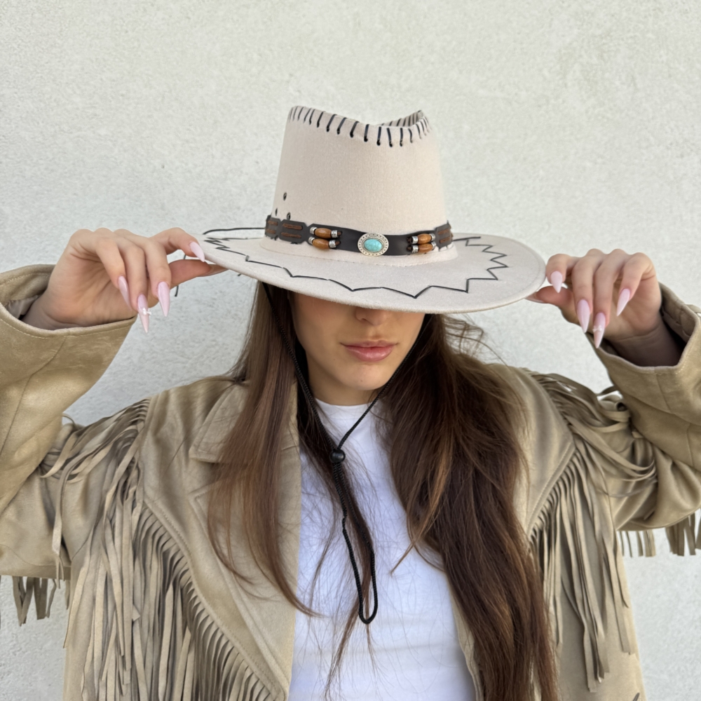 Desert Rider Hat- כובע בסגנון מערבי