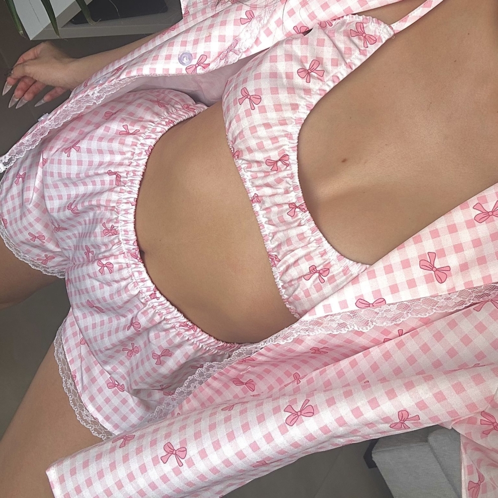 פיג'מת קיץ דגם "Rosalie Picnic"